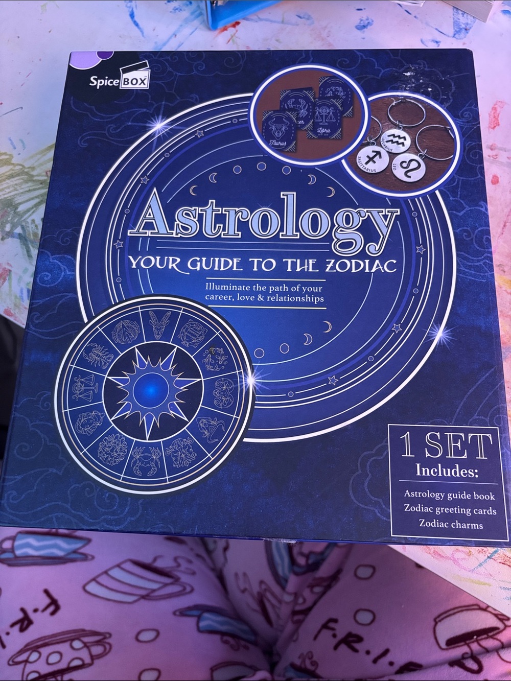 Astrology Guide to the Zodiac set (minus the Sagittarius charm)